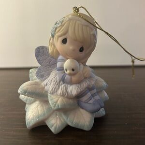 Precious Moments Wishing You A Fairy Merry Christmas Ornament 141040 Rare